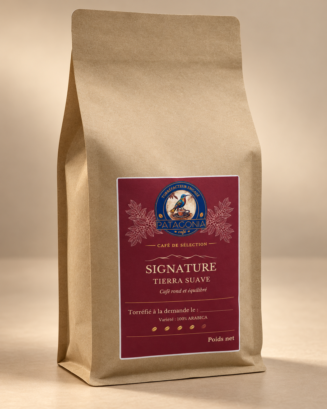 Sachet de café Signature — Tierra Suave — Patagonia Café