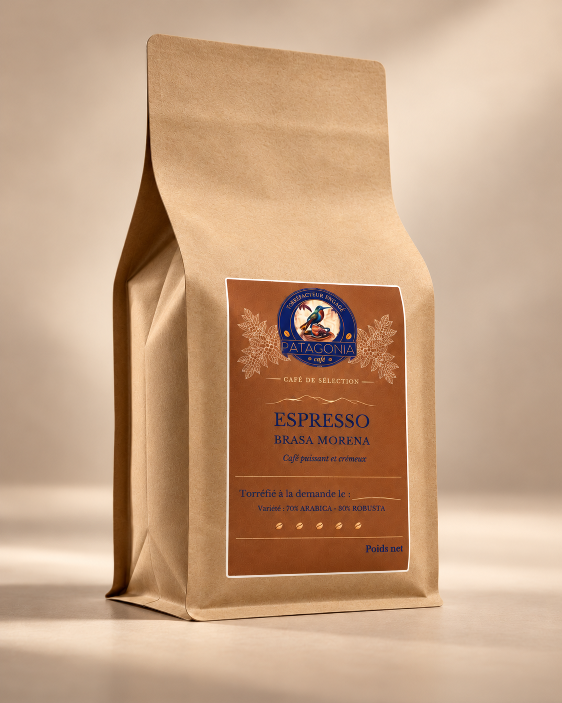 Sachet de café Espresso — Brasa Morena — Patagonia Café